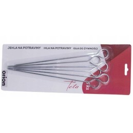 Iešmeliai, plieniniai iešmai, kepsninės komplektas, 6 vnt., 29 cm