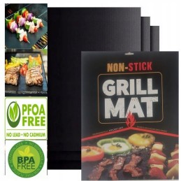 6x tefloninis kepimo kilimėlis, BBQ grilio padėklas
