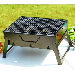 Turistinis grilis sulankstomas sodo nešiojamas lagaminas stovyklavimo anglis