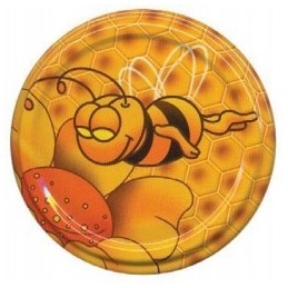 Dangteliai stiklainiams su medumi (50 vnt) - modelis nd7