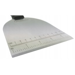 Burger mentelė mentelė plati grilio mentelė su matavimo puodeliu 2 vnt