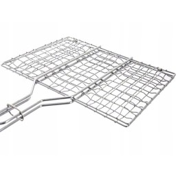 Grilio grotelės žuvies mėsai kepti, uždaros, grilio grotelės 36 x 22,5 cm