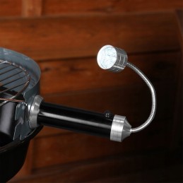 Magnetinė, reguliuojama, baterija maitinama LED kepsninės lempa