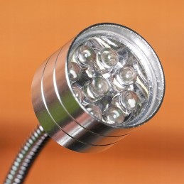 Magnetinė, reguliuojama, baterija maitinama LED kepsninės lempa