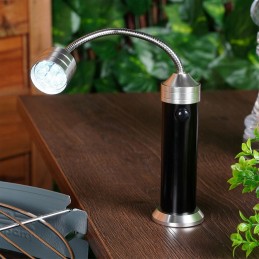 Magnetinė, reguliuojama, baterija maitinama LED kepsninės lempa