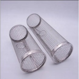 Daržovių grilio padėklas, nerūdijantis plienas, MPLCO, apvalus, 20 x 9 cm