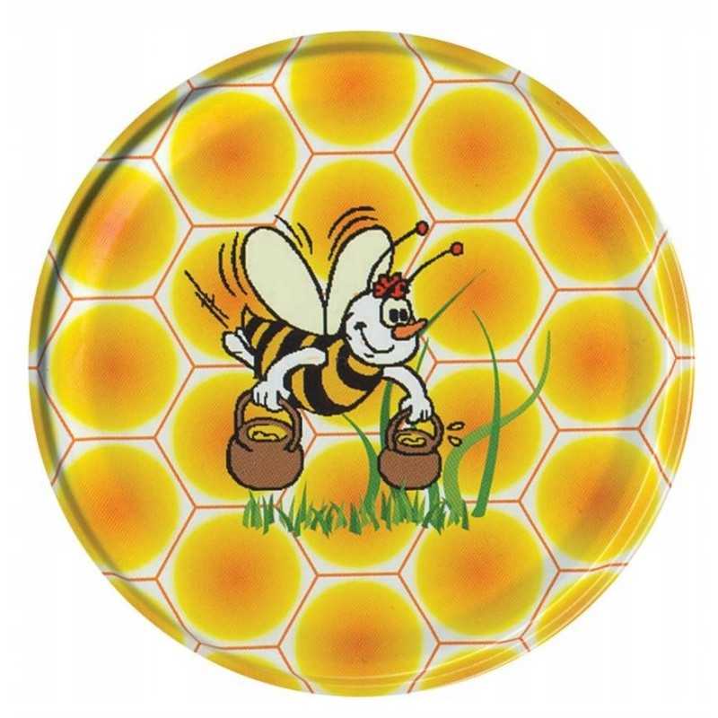 dangteliai medaus stiklainiams (50 vnt.)