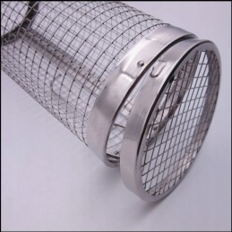 Daržovių grilio padėklas, nerūdijantis plienas, MPLCO, apvalus, 20 x 9 cm