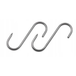 Mėsininko kabliukas 140 6 cns 14cm pakuotė 10 vnt.