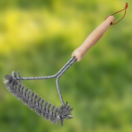 Vielinis šepetys grilio grotelių valymui 20x34