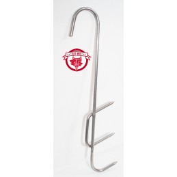 4 vnt - žuvies rūkymo kabliukai