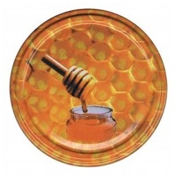 dangteliai medaus stiklainiams (50 vnt.)