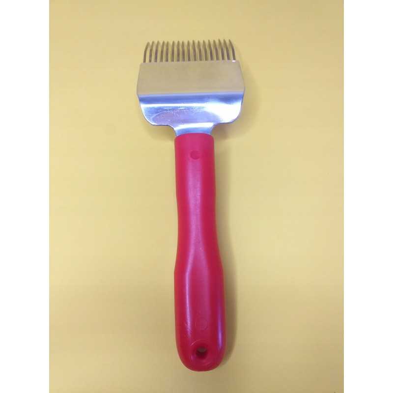 Išlenktas, rūgštims atsparus šakių dangtelių atsegimo įtaisas su 17 adatų