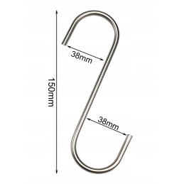 S 515 be dūmų kabliukų skersmuo 5 15cm, neaštri, tvirti