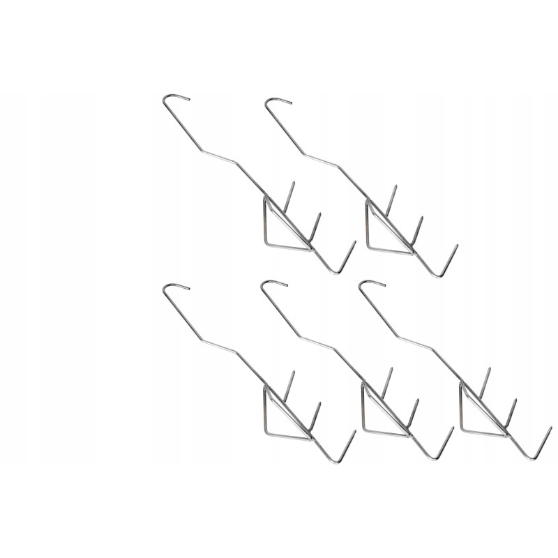 Trigubi žuvies rūkymo kabliukai su barstytuvu - 5 vnt