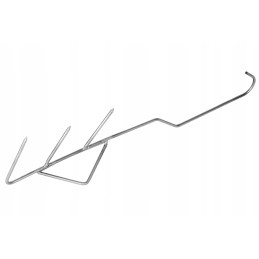 Trigubi žuvies rūkymo kabliukai su barstytuvu - 5 vnt