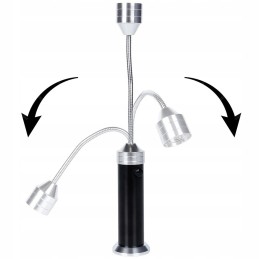 Magnetiškai reguliuojamas LED grilio lemputė 24 cm