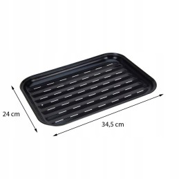 Grilio padėklas su nepridegančia danga