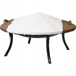 „Amazon“ pagrindai – apvalus židinio gaubtas – 44“ – 132,1 x 132,1 x 1,3 cm