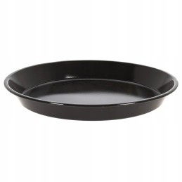 Apvalus plieninis kepimo padėklas, juodas, 28 5 cm, BBQ