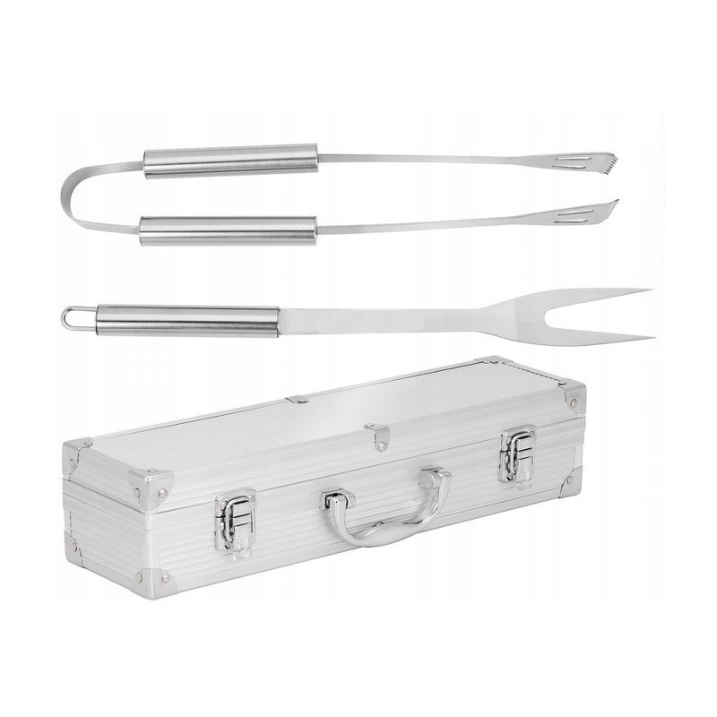 Aksesuarų rinkinys, kepsninės reikmenys, lagaminas, mentelė neįeina