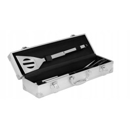 Aksesuarų rinkinys, kepsninės reikmenys, lagaminas, mentelė neįeina