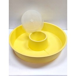 Plastikinis ritinėlių tiektuvas, 4l, su dangteliu