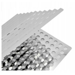 Perforuota grilio plokštė, plieninės grotelės