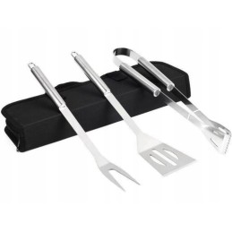 Kepsninės rinkinys, dėklas, žnyplės, šakutė, mentelė, 3 vnt