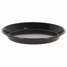 Apvalus plieninis kepimo padėklas, juodas, 28 5 cm, BBQ