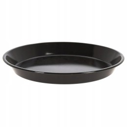 Apvalus plieninis kepimo padėklas, juodas, 28 5 cm, BBQ