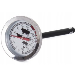 Mėsos kepimo termometras, rūkykla, grilio zondas