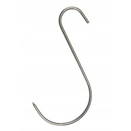 S 315 rūkymo kabliukai 20 vienetų, ilgis 15cm, storis 3mm, šaltiems kumpio gabalams rūkyti