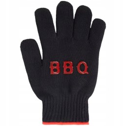 BBQ grilio pirštinės juodos grilio pirštinės
