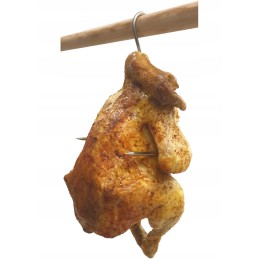 Kabliukai vištienai rūkyti, storis 4 mm, 5 vnt