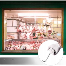 Kabliukai žuvies mėsos kabliukai rūkymo kabliukai su rankena aštriu galu 4 vnt