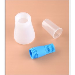 Silikoninis virtuvės šepetys su žaliu silikono šepetėlio buteliuku