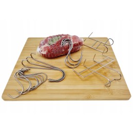 H 403 rūkymo kabliukai 4mm kiaulienos nugarinės lux rūkymui