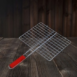 Nerūdijančio plieno grotelės kepsniams ir žuviai kepti