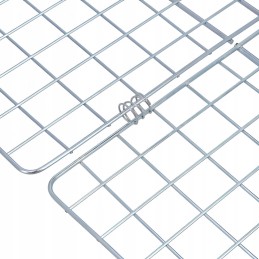 Nerūdijančio plieno grotelės kepsniams ir žuviai kepti