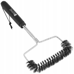 Plieninės vielos grotelių grilio šepetys, plotis 16