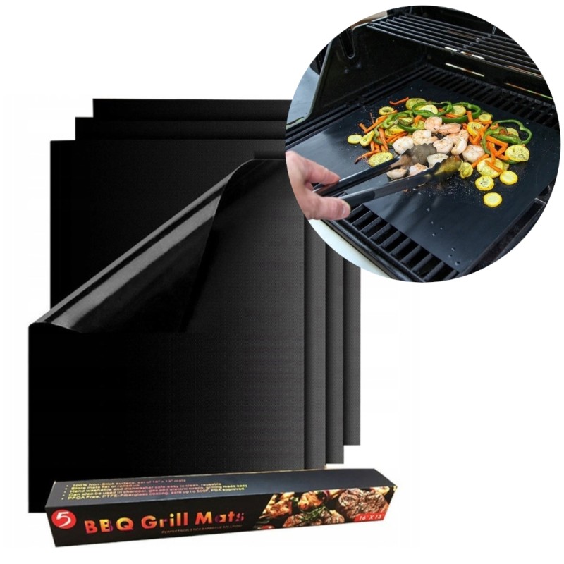 Tefloninis kilimėlis/padėklas griliui ir orkaitei, 4 vnt