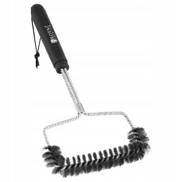 Plieninės vielos grotelių grilio šepetys, 16-5 cm pločio