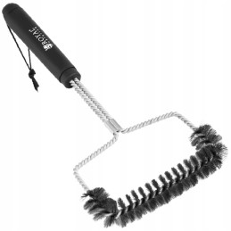 Plieninės vielos grotelių grilio šepetys, 16-5 cm pločio