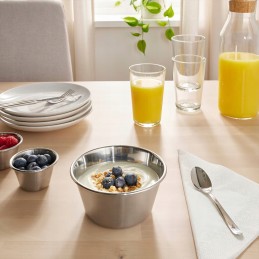 Virtuvinis dubuo užkandžiams 13 cm, nerūdijantis plienas