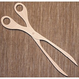 ➡️ Dovanų ekologiškos medinės grilio žnyplės 28cm