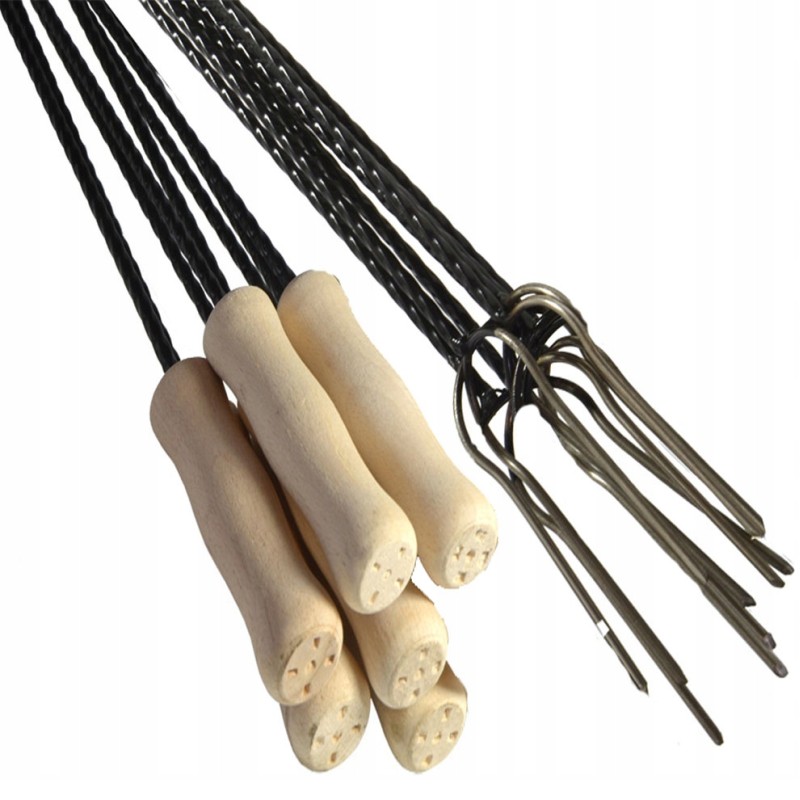 Židinio šakutė 130 cm - rinkinyje 4 vnt.