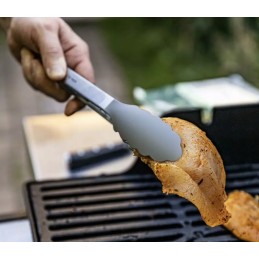 Virtuvinės žnyplės 26,5 cm kepimui, griliui, kepimui, makaronams