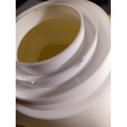 Stiklinis indas 520 ml su užsukamu dangteliu 82 mm (6 kabliukai)