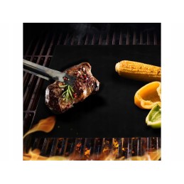 4x tefloninio grilio kilimėlio ir kepimo skardos rinkinys